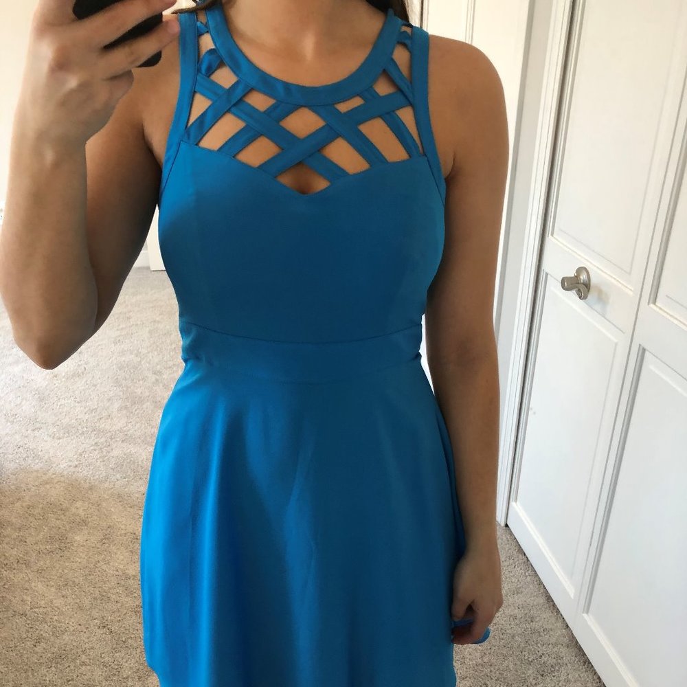 Blue mini Dress